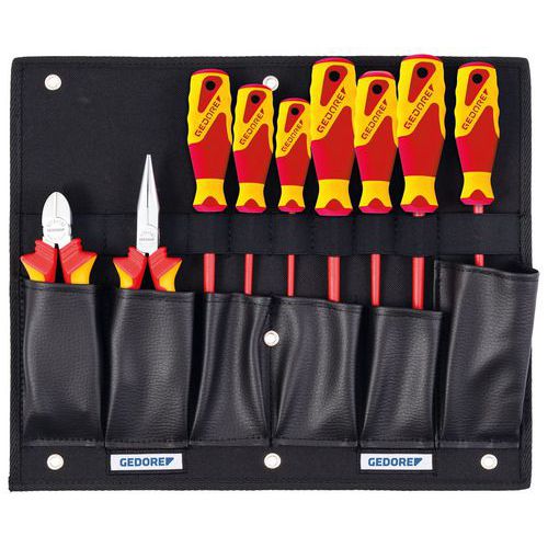 Jeu outils pinces et tournevis VDE 9 pièces 1100 W-002 - Gedore