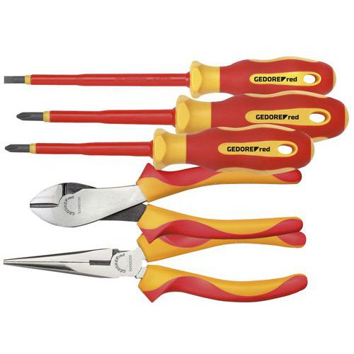 Jeu outils VDE 5 pièces R39002005 - GedoreRed