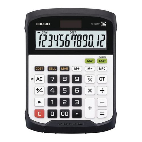 Calculatrice résistante eau et poussière - WD320MT - Casio