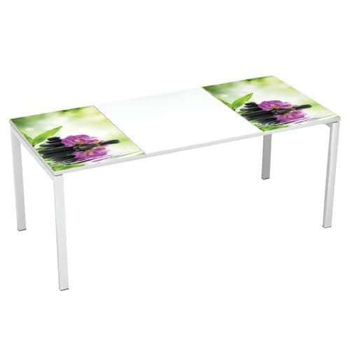 Recht bureau 180x80cm met blad Décor Easy Office - Manutan Expert