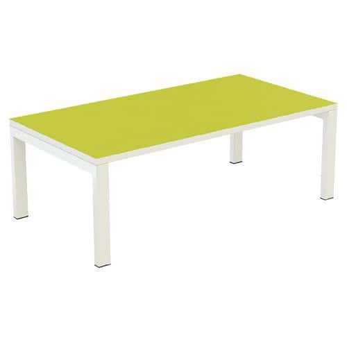 Lage tafel Easy Office rechthoekig 114 x 60 cm - Meet By Paperflow