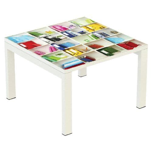 Table basse carrée Easy Office - 60 x 60 cm - Manutan Expert