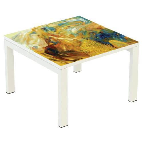 Table basse carrée Easy Office - Manutan Expert