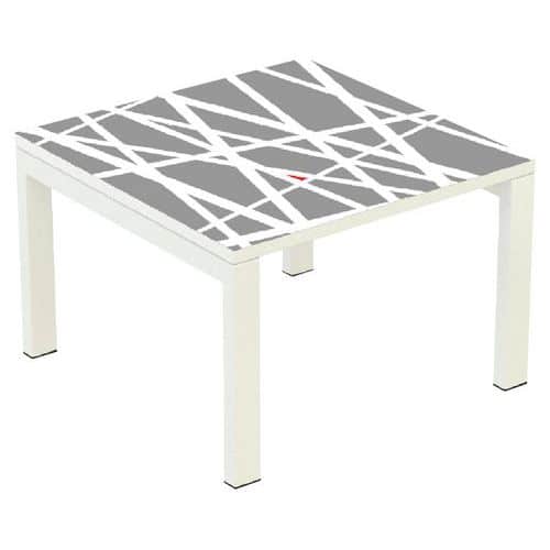 Table basse carrée Easy Office - 60 x 60 cm - Manutan Expert