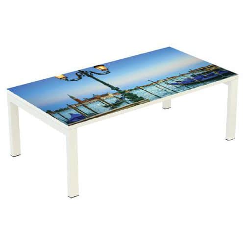 Table basse rectangulaire Easy Office - 114 x 60 cm - Manutan Expert