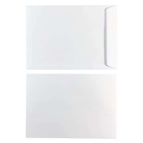 Envelop van wit kraftpapier, zelfklevend