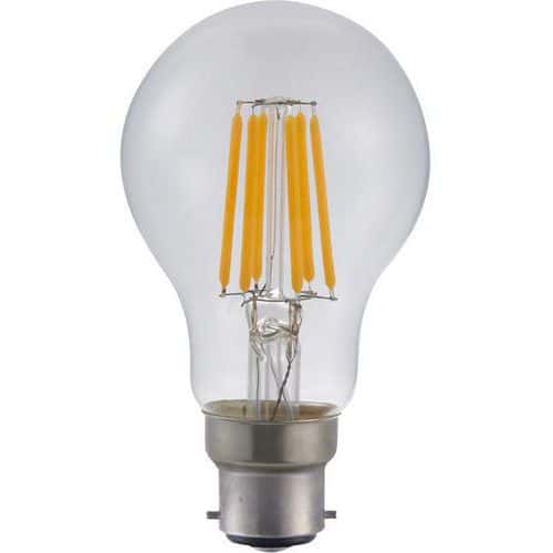 Ledlamp filament GLS A60 E27 en ba22d dimbaar - SPL