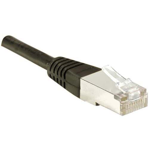 Netwerkkabel budget RJ45 CAT 5e F/UTP zwart 0.15 m