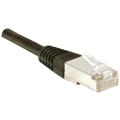 Netwerkkabel RJ45 CAT 5e F/UTP zwart 1 m