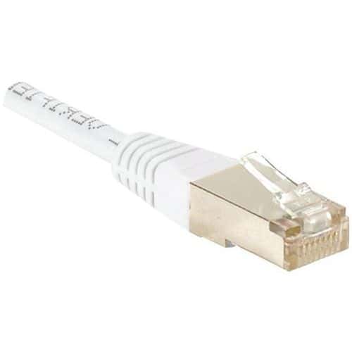 Cordon RJ45 catégorie 6 F/UTP blanc - 10 m