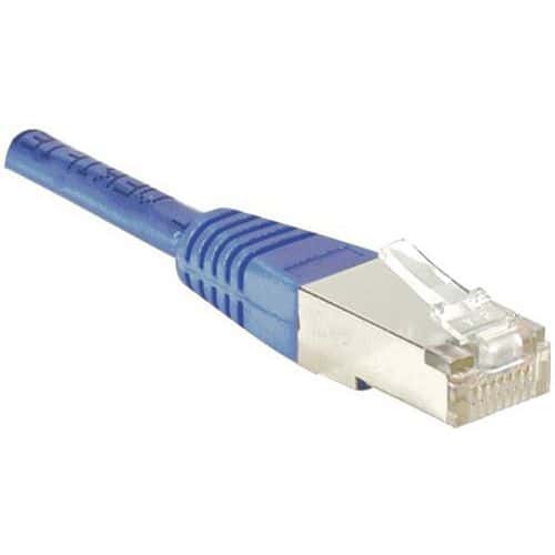 Cordon RJ45 catégorie 6 F/UTP bleu - 10 m