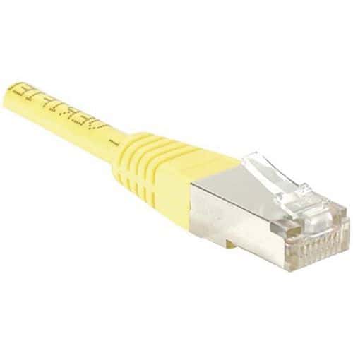 Netwerkkabel RJ45 CAT 6 F/UTP geel 7 m