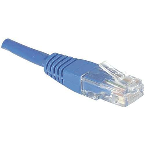 Cordon RJ45 catégorie 6 U/UTP bleu - 1 m