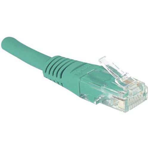 Cordon RJ45 catégorie 6 U/UTP vert - 0,5 m