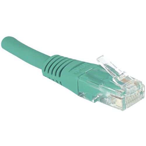 Cordon RJ45 catégorie 6 U/UTP vert - 15 m