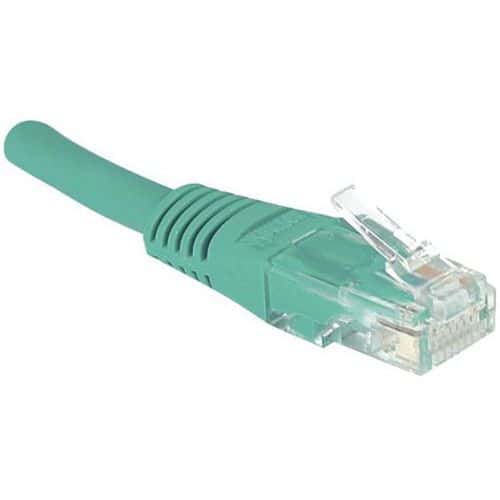 Netwerkkabel RJ45 CAT 6 U/UTP groen 20 m