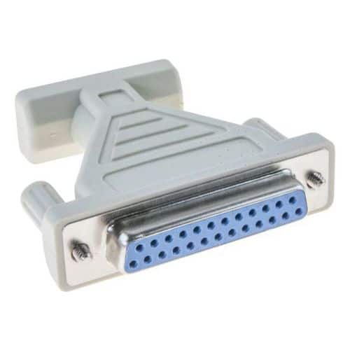 Adaptateur DB9/DB25 - 9 Male et 25 Femelle