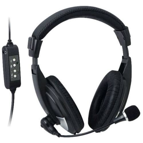 Headset AH760-U stereo USB - Dacomex