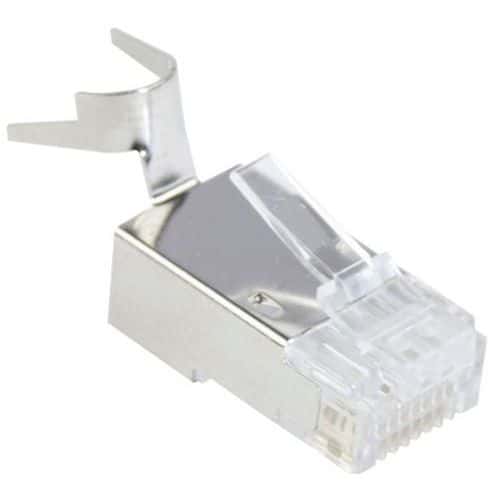 Connecteur 8P8C RJ45 CAT6A stp pour monobrin