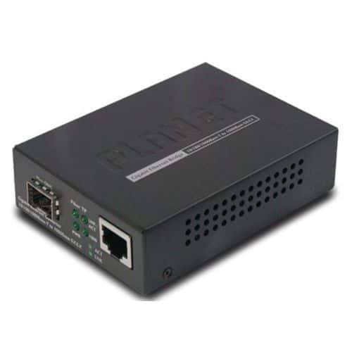 Planet GTP-805A omzetter RJ45 PoE Gigabit - SFP Mini GBi