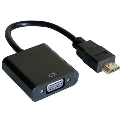 Verloopstekker HDMI naar VGA - 23 cm