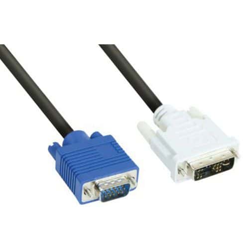 Cordon dvi-a/vga HD15M Single Link-2,0M