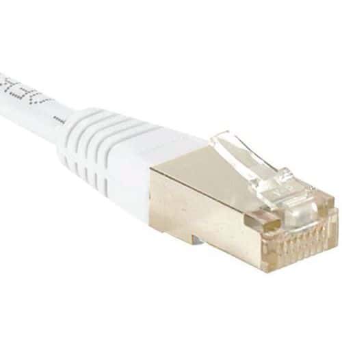 Cordon RJ45 catégorie 5e F/UTP blanc - 0,15 m