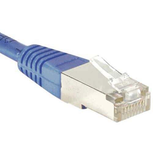 Cordon RJ45 catégorie 5e F/UTP bleu - 0,7 m