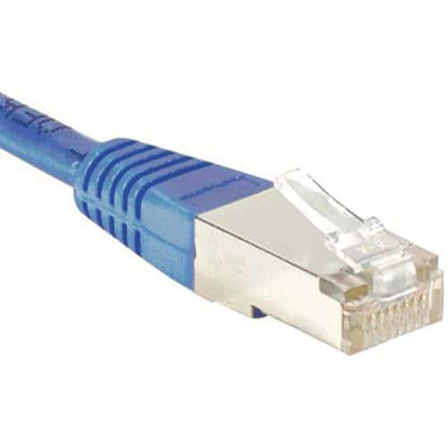 Cordon RJ45 catégorie 5e F/UTP bleu - 1,5 m