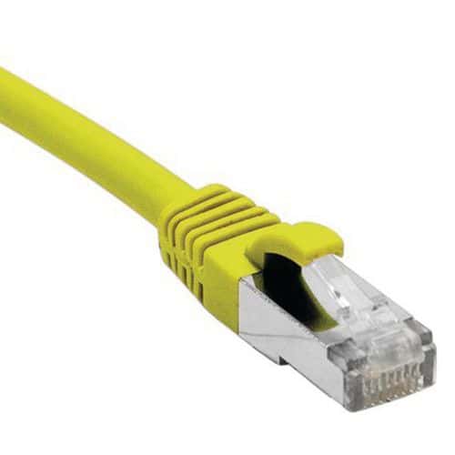 Netwerkkabel RJ45 CAT 5E F/UTP SNG geel 20 m