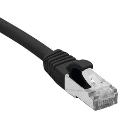 Cordon RJ45 catégorie 5e F/UTP snagless noir - 5 m