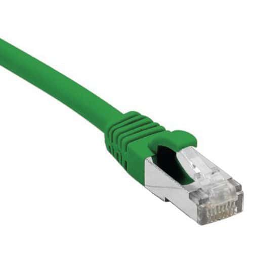 Cordon RJ45 catégorie 5e F/UTP snagless vert - 5 m