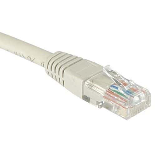 Netwerkkabel RJ45 CAT 5E U/UTP grijs 1.5 m