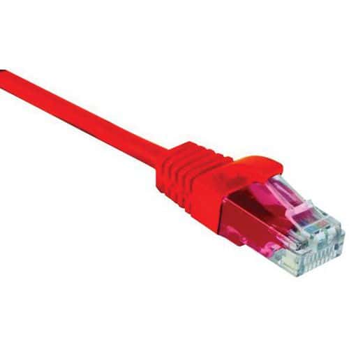 Netwerkkabel RJ45 CAT 5E U/UTP SNG rood 10 m