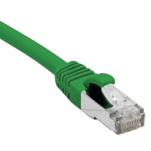 Cordon RJ45 catégorie 6 F/UTP LSOH snagless vert - 15 m