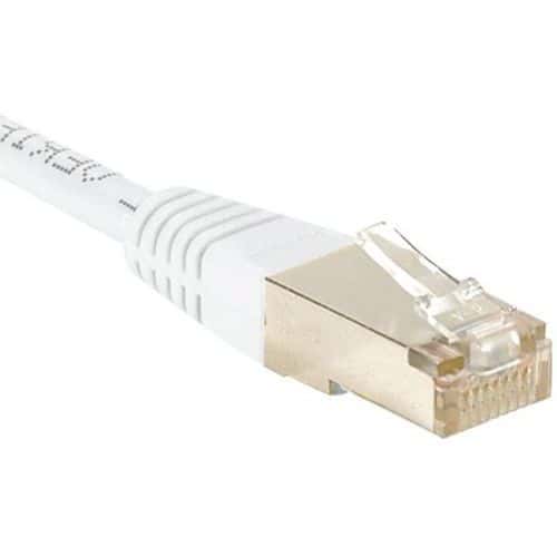 Netwerkkabel RJ45 CAT 6 S/FTP wit 0.5 M