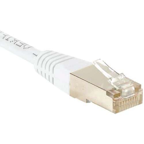 Cordon RJ45 catégorie 6 S/FTP blanc - 10 m