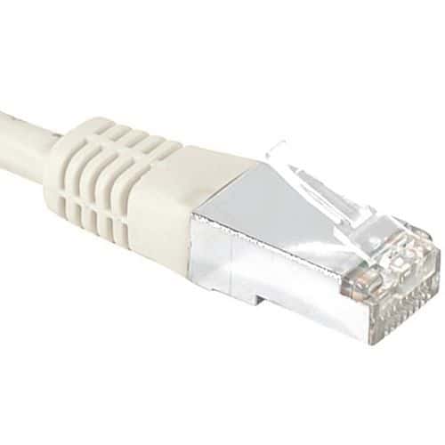 Cordon RJ45 catégorie 6 S/FTP gris - 1,5 m