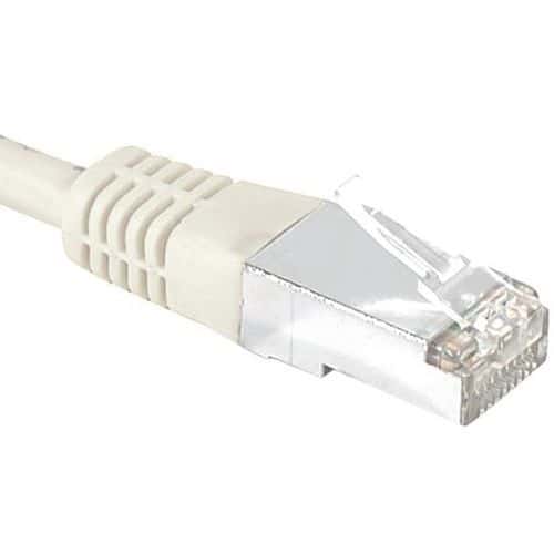 Cordon RJ45 catégorie 6 S/FTP gris - 20 m