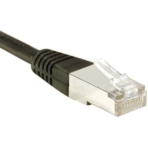 Netwerkkabel RJ45 CAT 6 S/FTP zwart 0.5 M