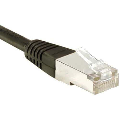 Cordon RJ45 catégorie 6 S/FTP noir - 5 m