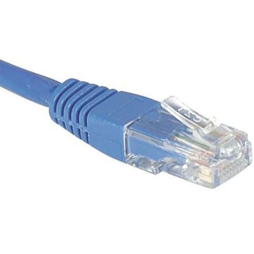 Netwerkkabel RJ45 CAT 6 U/UTP blauw 25 M