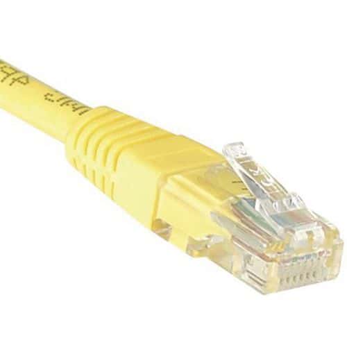 Netwerkkabel RJ45 CAT 6 U/UTP geel 0.15 M