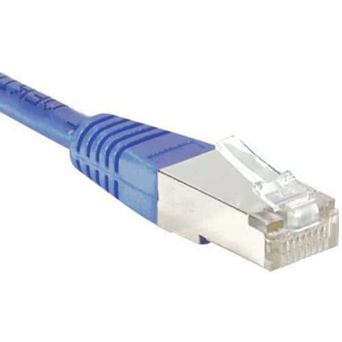 Cordon RJ45 budget catégorie 5e F/UTP bleu - 5 m