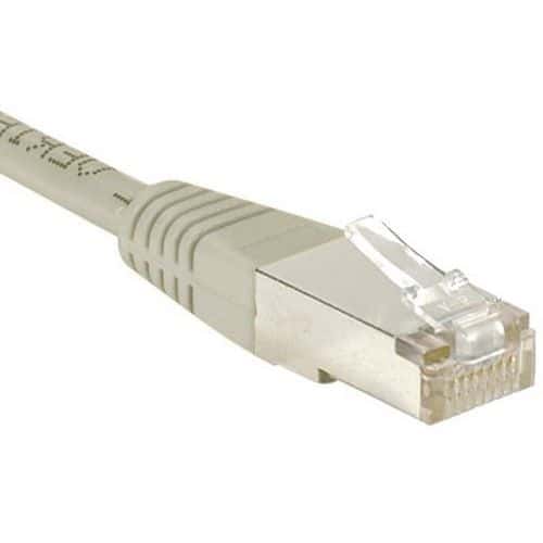 Cordon RJ45 budget catégorie 5e F/UTP gris - 0,3 m