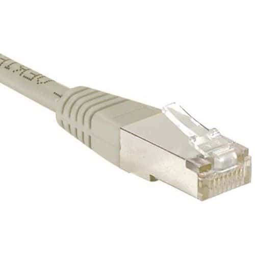 Cordon RJ45 budget catégorie 5e F/UTP gris - 10 m