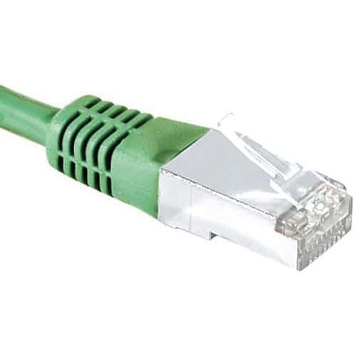 Netwerkkabel budget RJ45 CAT 5e F/UTP groen 0.5 m