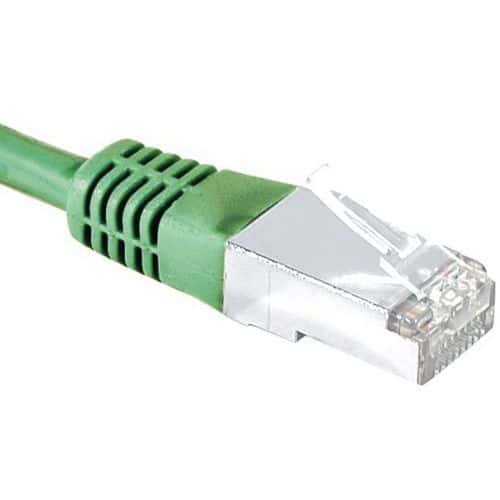 Cordon RJ45 Budget catégorie 5e F/UTP vert - 1 m