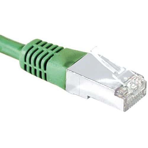 Netwerkkabel budget RJ45 CAT 5e F/UTP groen 10 m