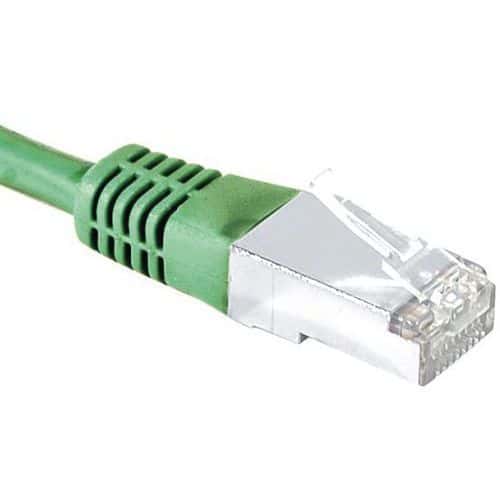 Cordon RJ45 Budget catégorie 5e F/UTP vert - 2 m